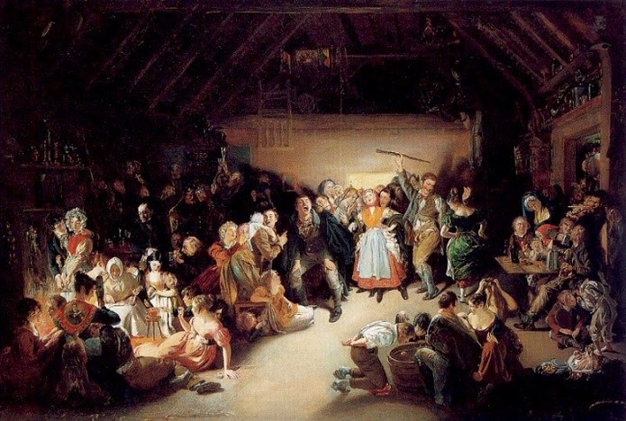 Photo Courtesy Museum of Arts And Science

A painting depicting a medieval Halloween celebration.