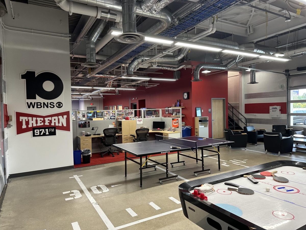 INSIDE THE STUDIO
A unique work environment, complete with ping pong and air hockey tables.